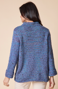 Habitat Womens Confetti Funnel Neck Pullover