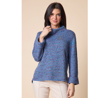 Habitat Womens Confetti Funnel Neck Pullover