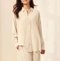 Tribal Womens Button Front Shirt