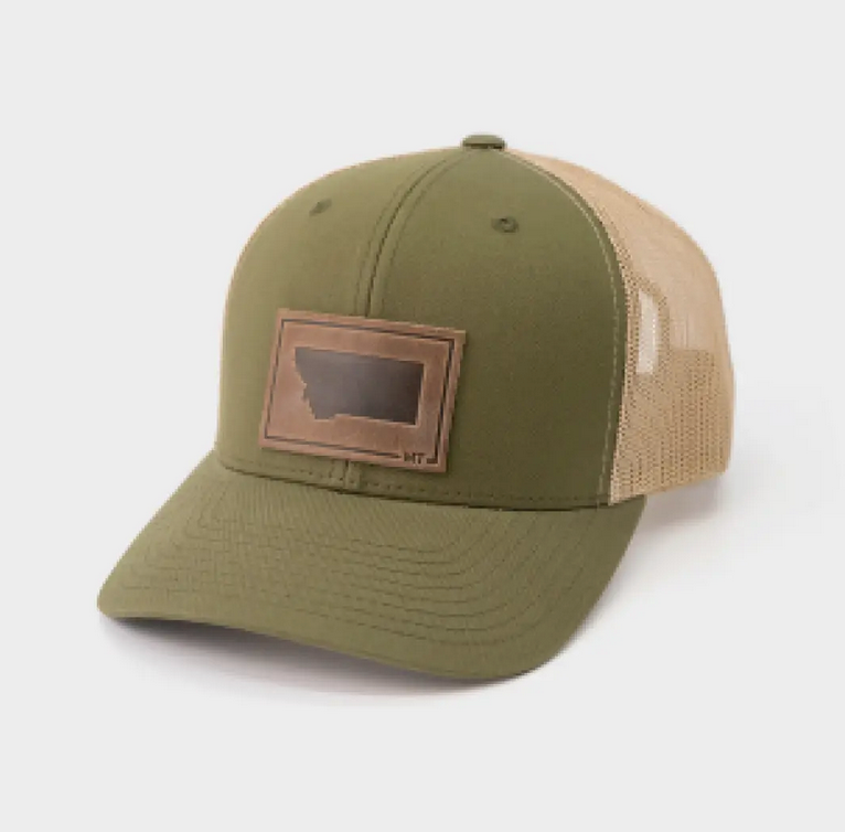 Range Leather Montana Moss Cap