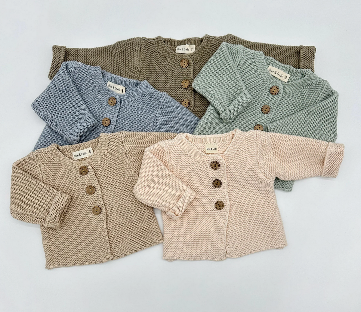 Olive and Cradle Baby Andi Knitted Cardigan