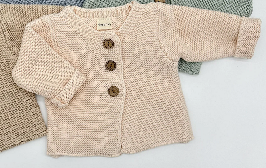 Olive and Cradle Baby Andi Knitted Cardigan