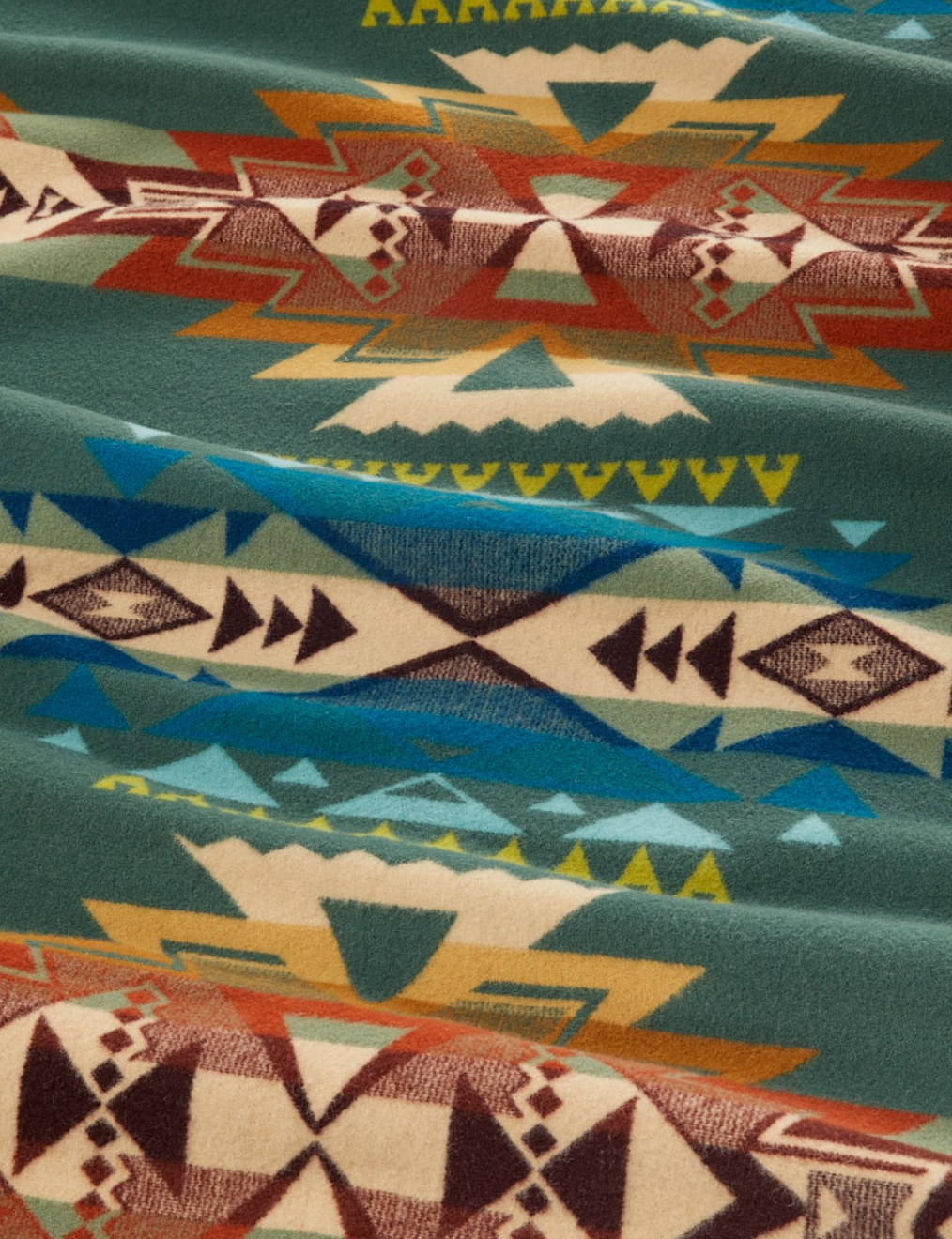 Pendleton Highland Peak Balsam Jacquard Napped Robe Blanket