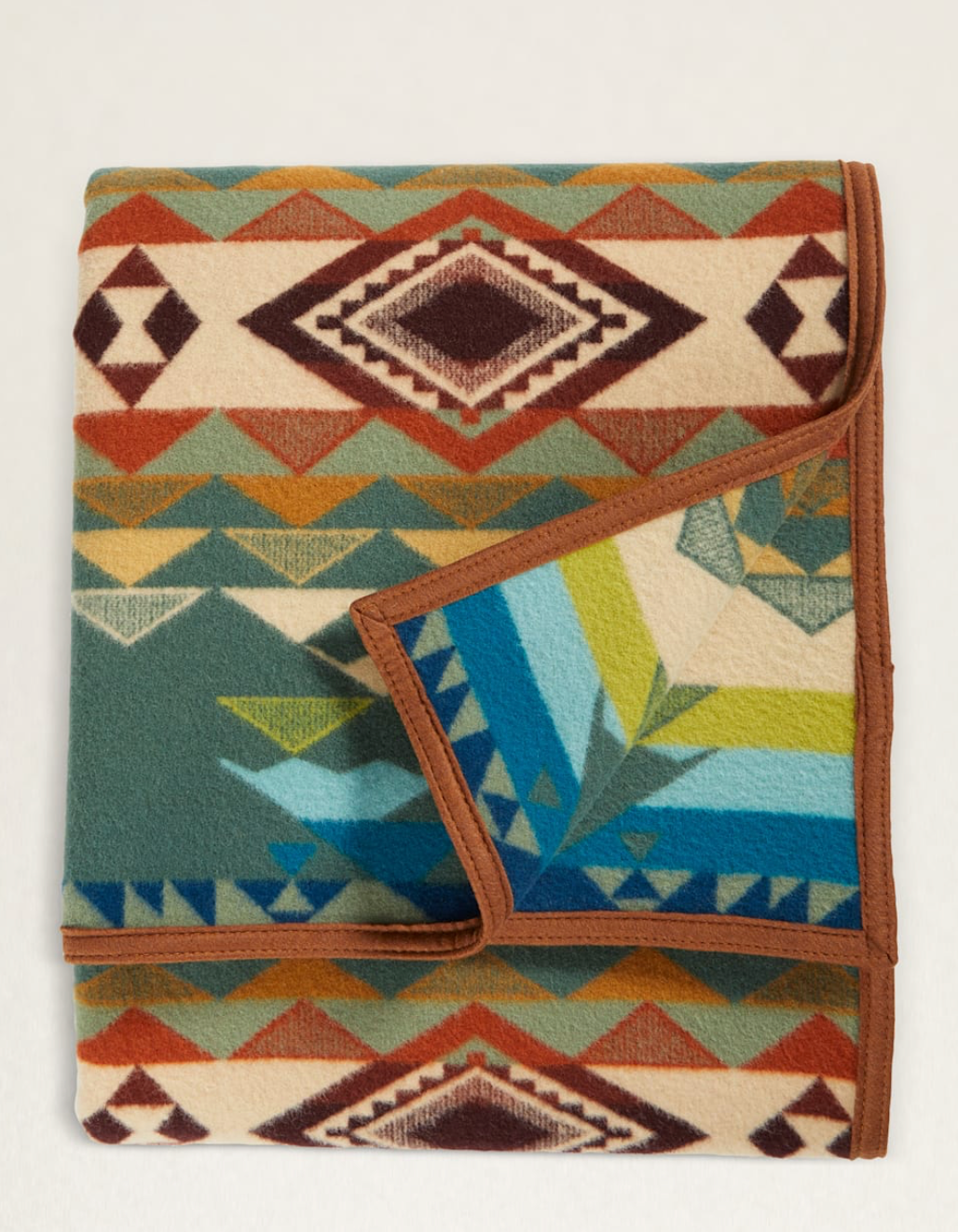Pendleton Highland Peak Balsam Jacquard Napped Robe Blanket