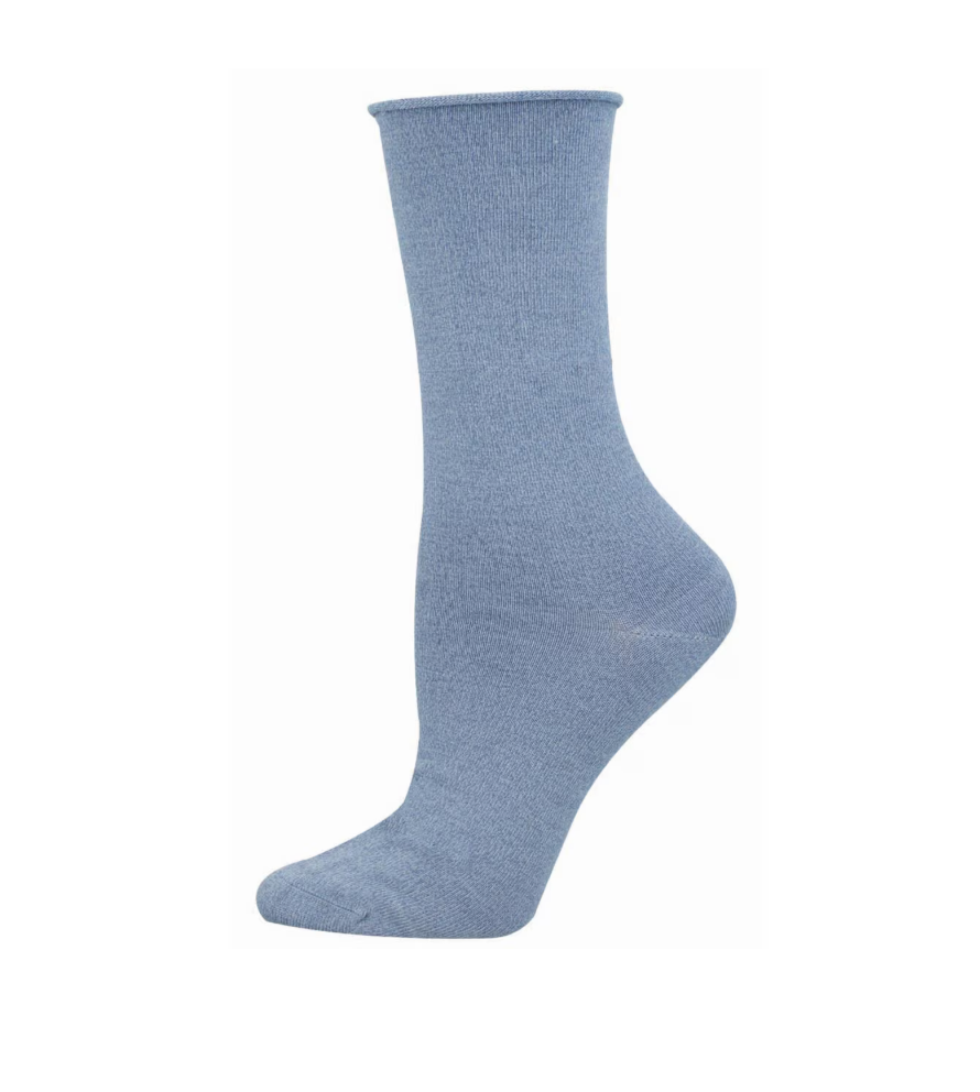 Socksmith Womens Bamboo Roll Top Socks