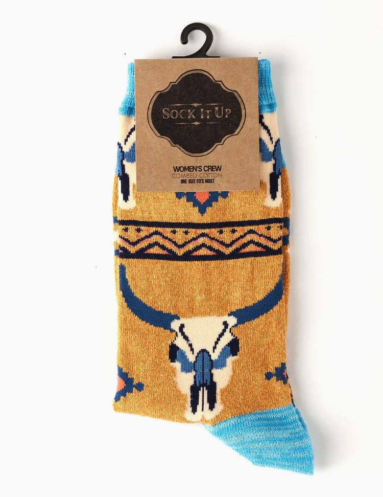 Womens Longhorn Summer Socks