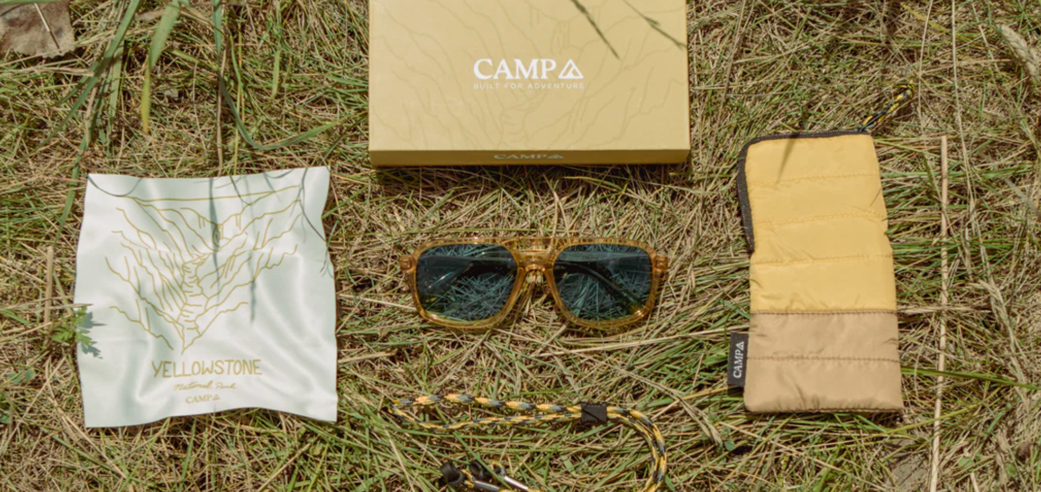 CAMP Glacier Yellowstone Engraved Sunglasses