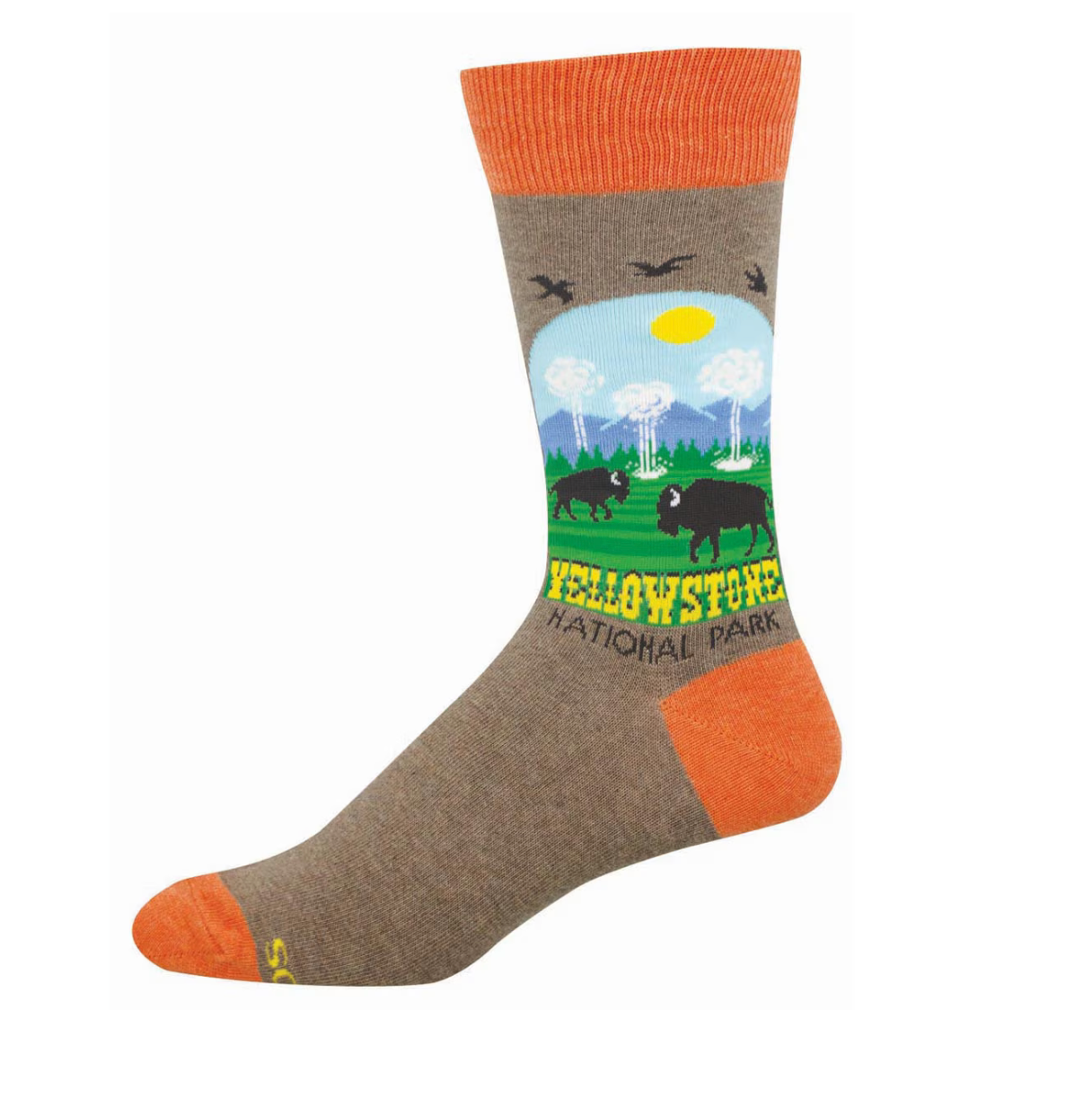 Socksmith Mens Yellowstone National Park Socks
