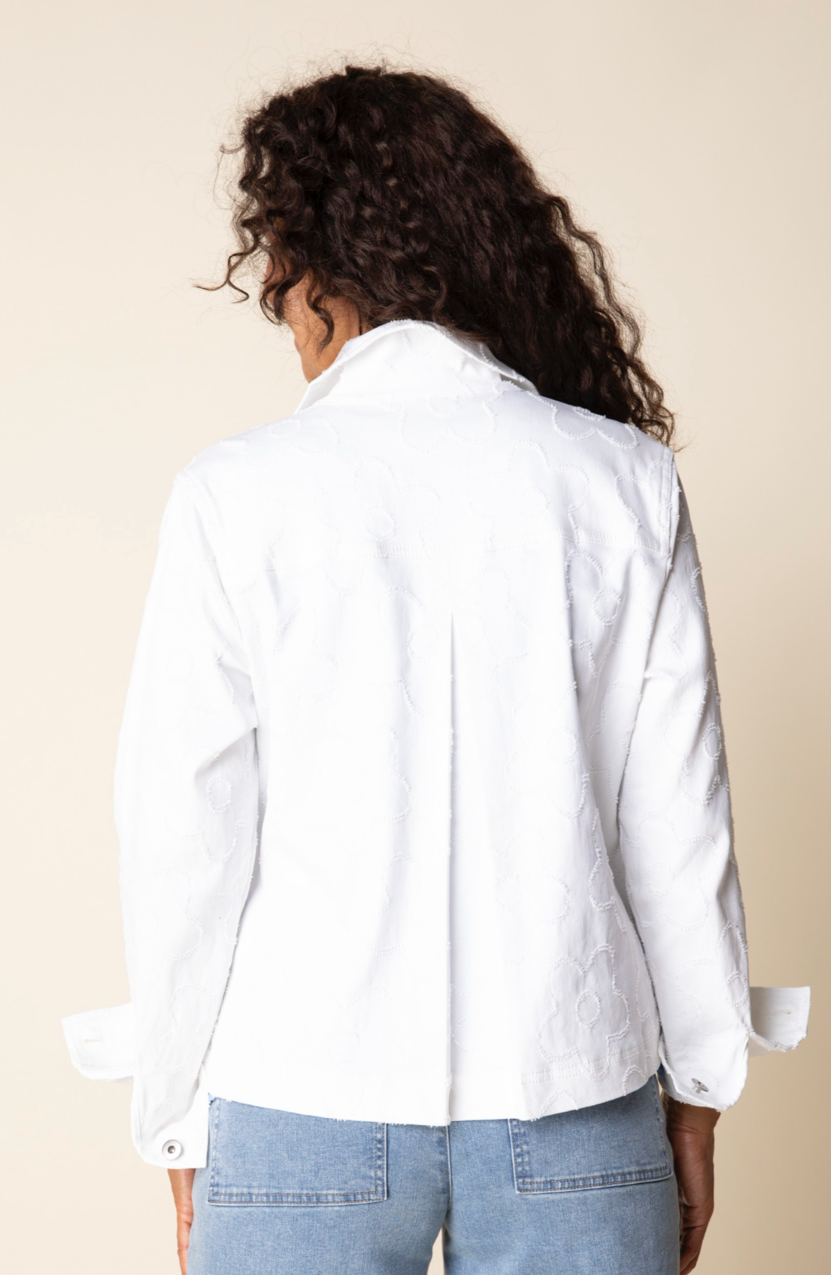 Habitat Womens Etched Flower Pleat Back Jacket