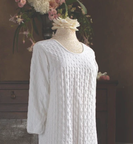Simple Pleasures Womens 3/4 Gown