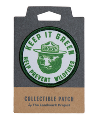 Landmark Smokey Bear Keep It Green Embroidered Patch