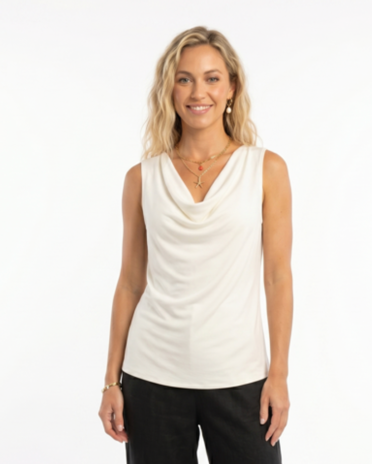 Jostar USA Cowl Neck Tank