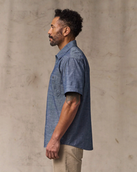 Filson Mens Short Sleeve Chambray Shirt