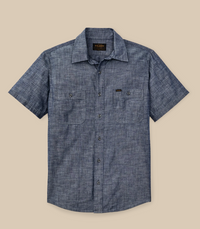 Filson Mens Short Sleeve Chambray Shirt