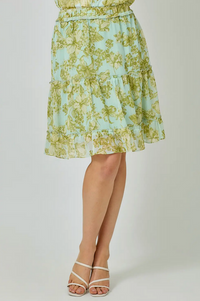Womens Mystree Tiered Chiffon Skirt