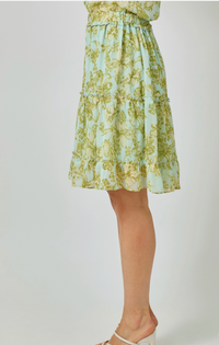 Womens Mystree Tiered Chiffon Skirt