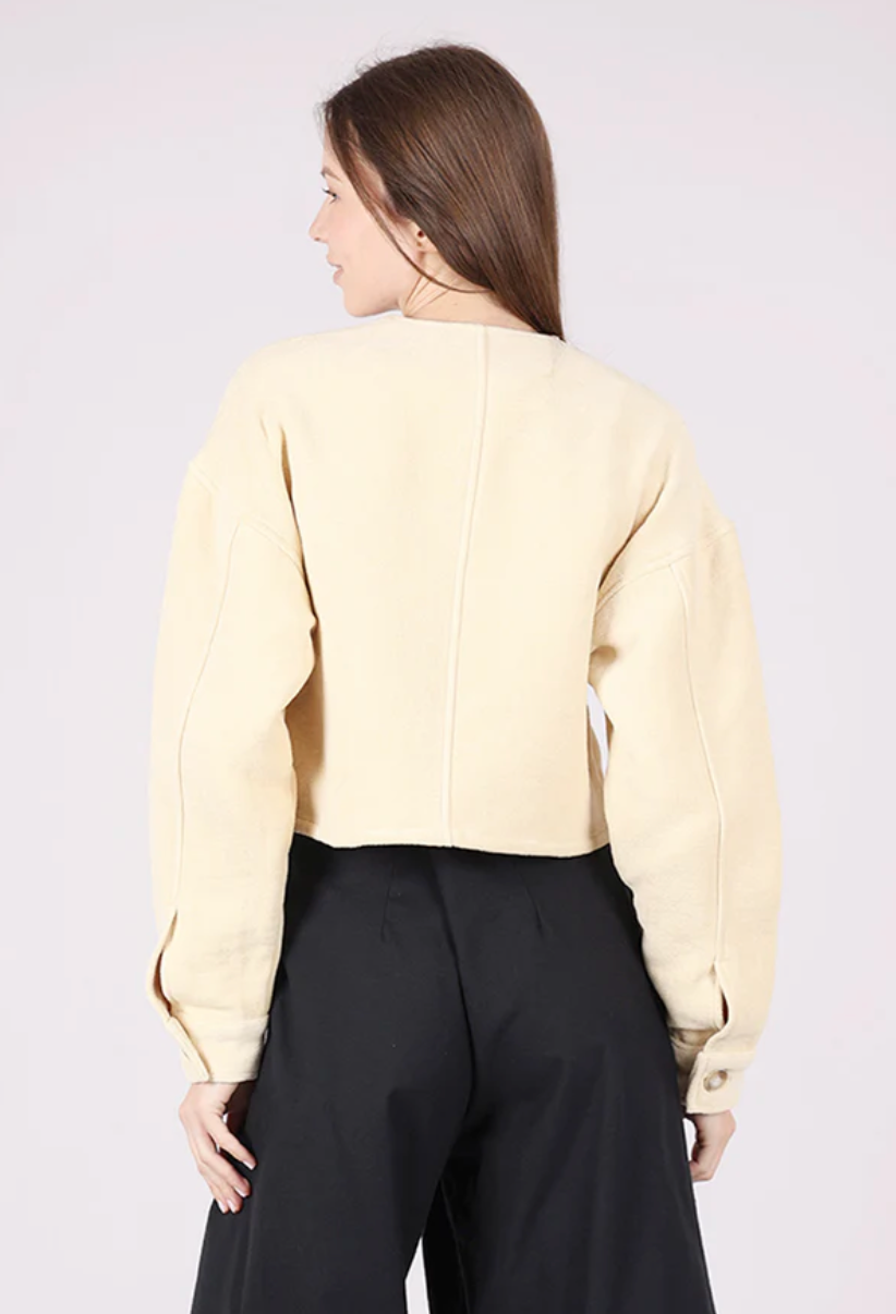 Cossac Organic Brushed Cotton Crop Jacket