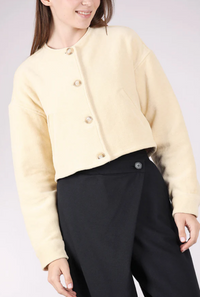 Cossac Organic Brushed Cotton Crop Jacket