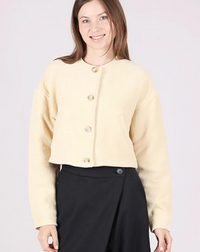 Cossac Organic Brushed Cotton Crop Jacket