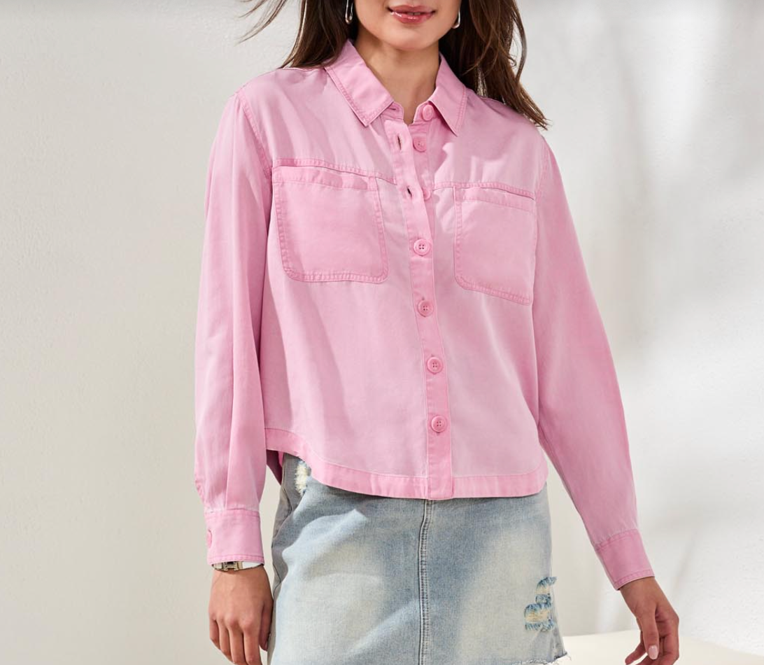 Tribal Womens Flowy Overshirt
