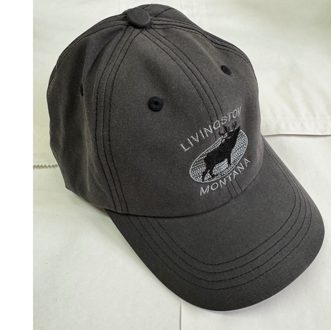Montana Elk Embroidery Charcoal Cap