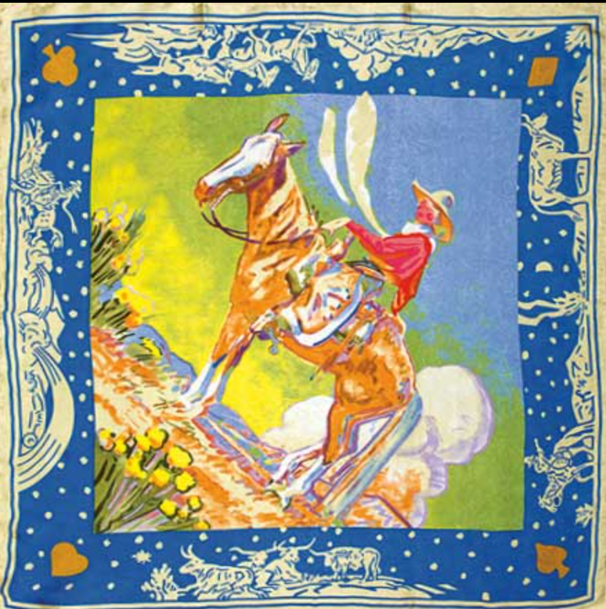 Wyoming Traders Diamond Girl Limited Edition Silk Scarf SMALL