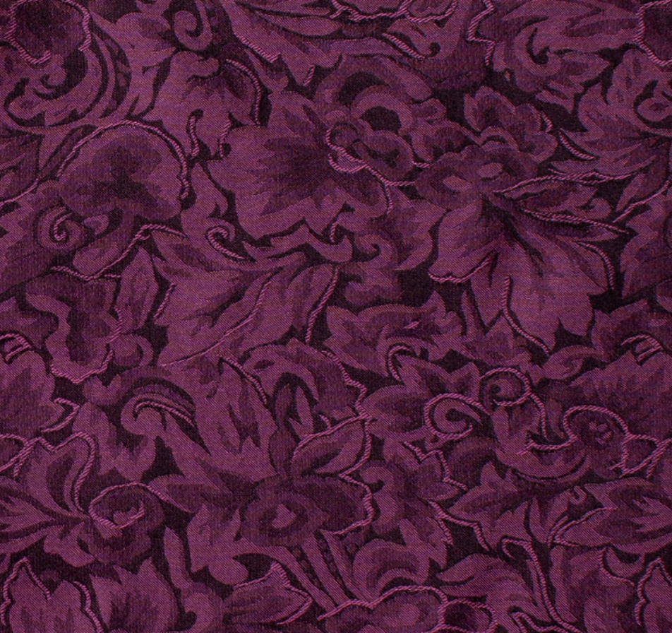 Wyoming Traders Baroque Blackberry Jacquard Silk Scarf SMALL