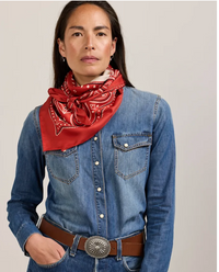 Pendleton Womens Denim Chambray Gambler Shirt