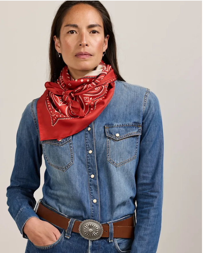Pendleton Womens Denim Chambray Gambler Shirt