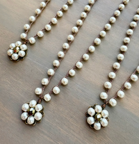 Twist Style Baroque Pendant Necklace