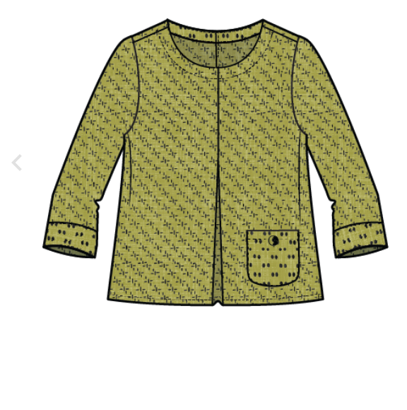 Habitat Womens Mix & Match Geo Inverted Pleat Pullover