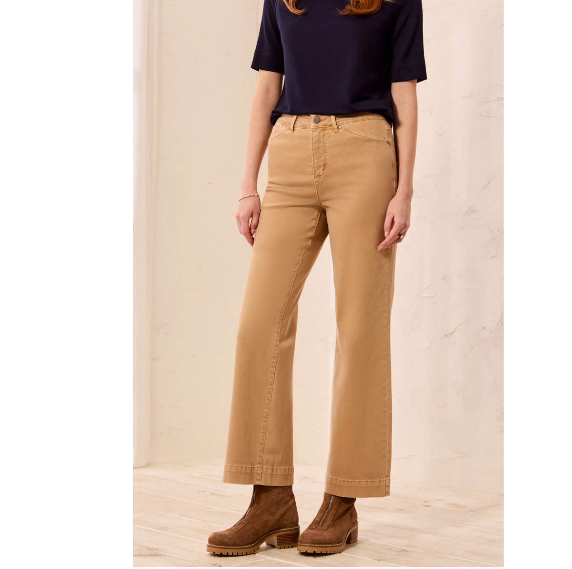 Tribal Womens Fly Front 5 Pocket Pant