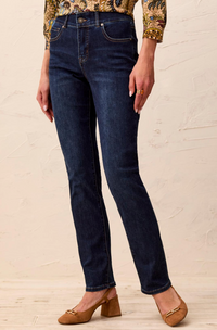 Tribal Womens Sophia 5 Pocket Curvy Straight Jeans