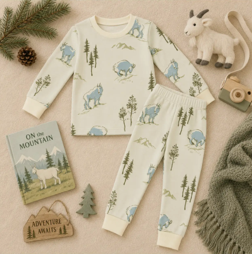 Mountain Goat Bamboo Pajama