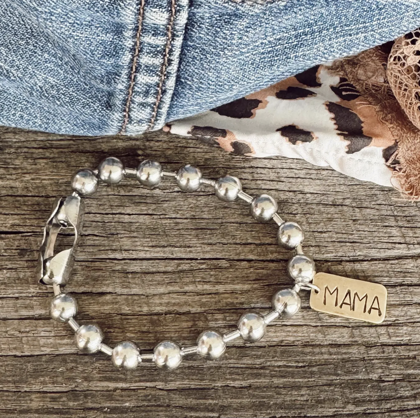 Sosobella Steel Mama Bracelet