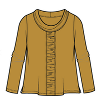 Habitat Womens Cotton Pebble Ruched Cowl
