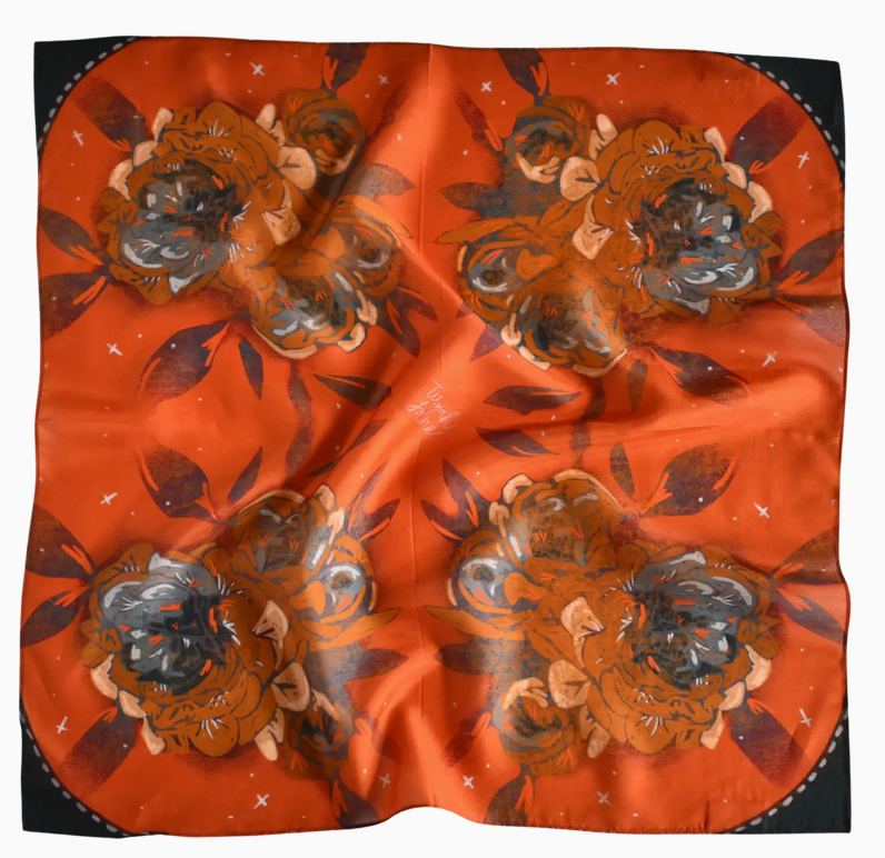 Tirzah Lane Art Tencel and Silk Scarf