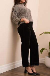 Tribal Womens High Rise Fly Front 5 Pocket Ankle Pant