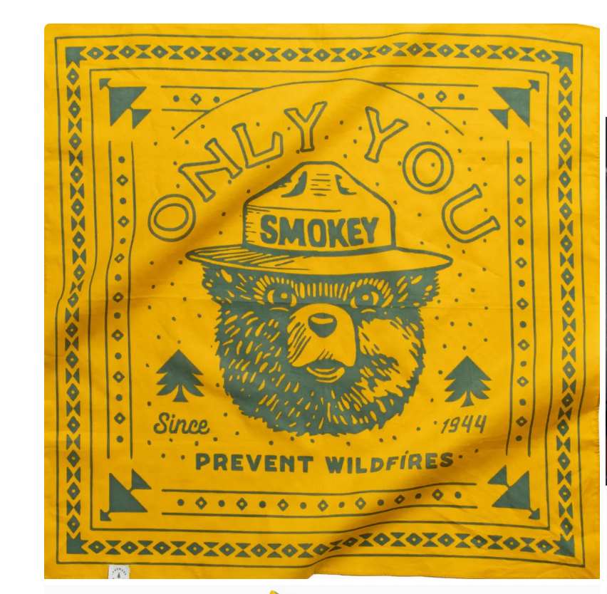 Landmark Smokey Bear Bandana