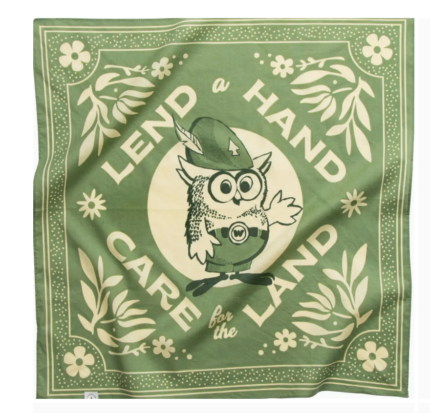 Landmark Woodsy Owl Bandana