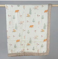 Spring Bear Bamboo Muslin Quilt