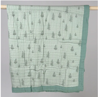 Trees Bamboo Muslin Quilt