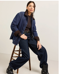 Pendleton Womens Cascades Denim Barn Coat