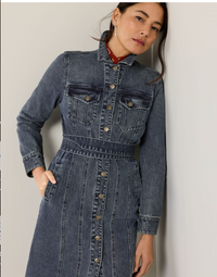 Pendleton Womens Denim Midi Dress