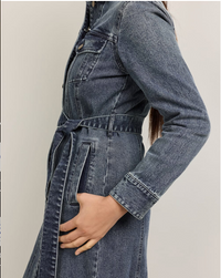 Pendleton Womens Denim Midi Dress