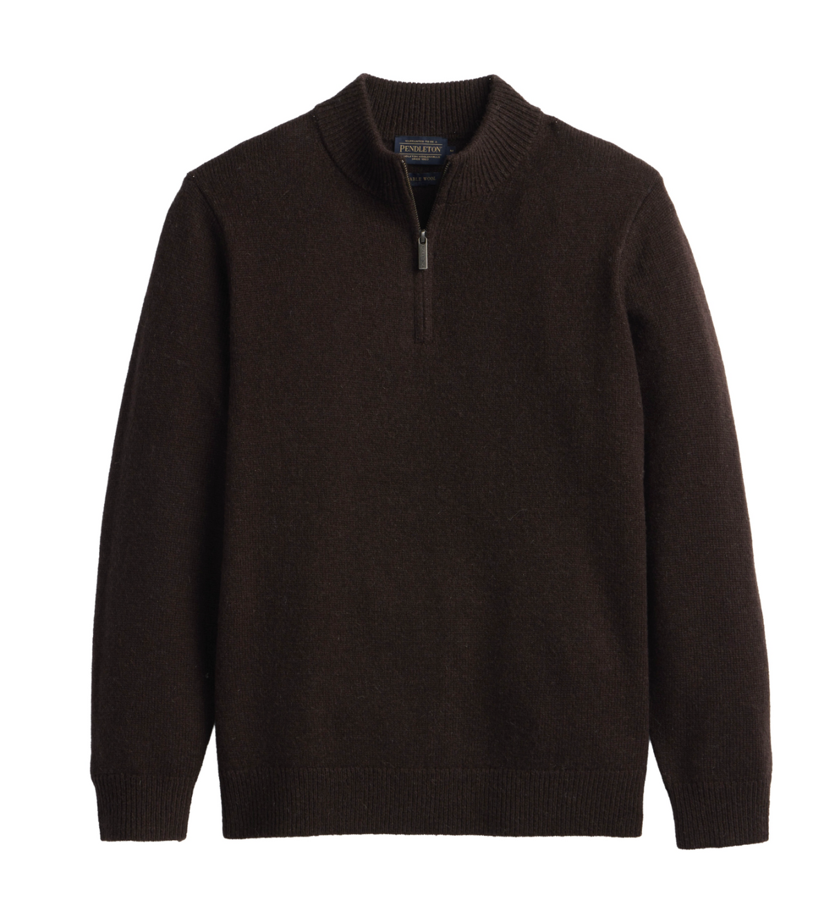 Pendleton Mens Shetland Half-Zip Sweater