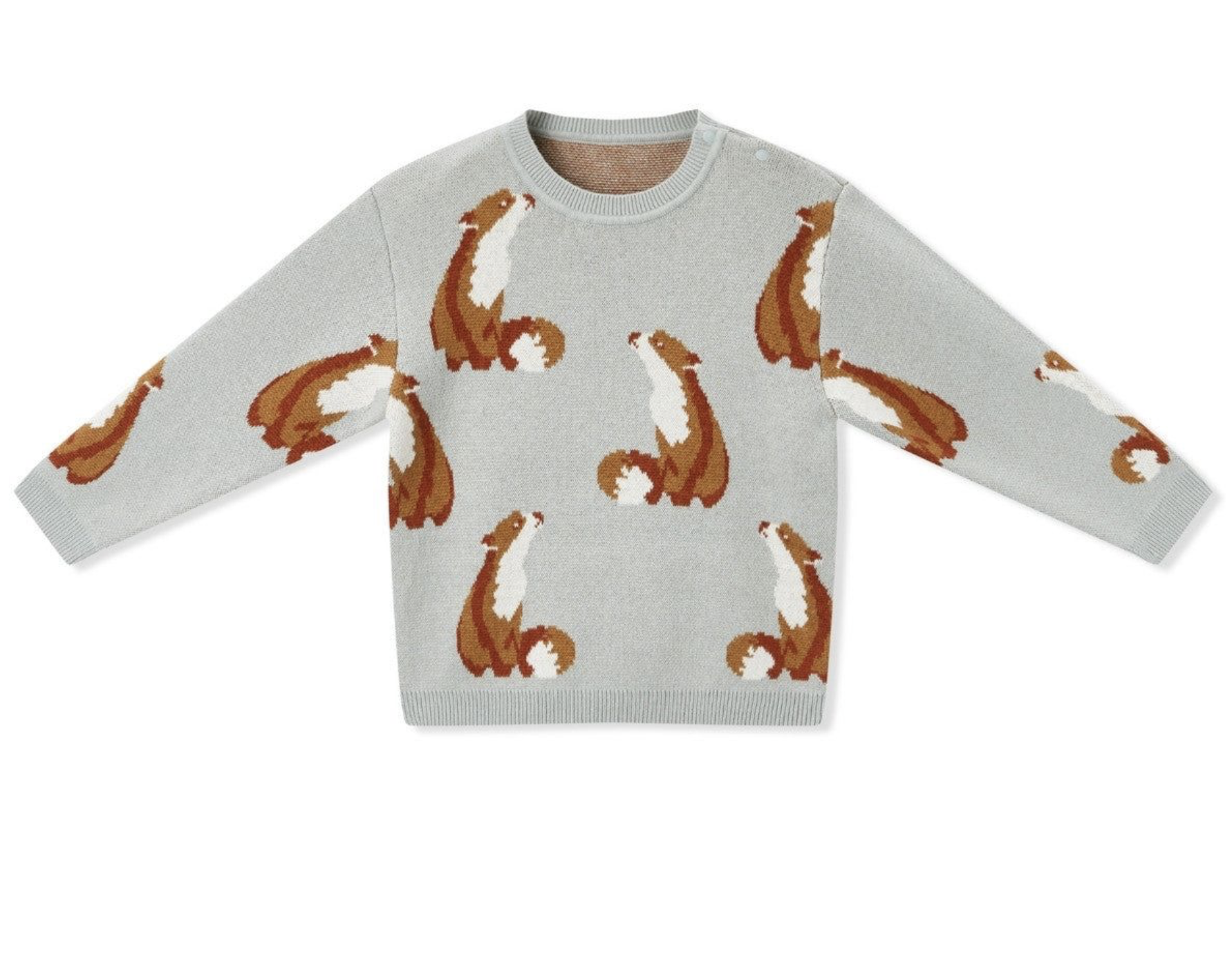 Milkbarn Knitted Fox Sweater