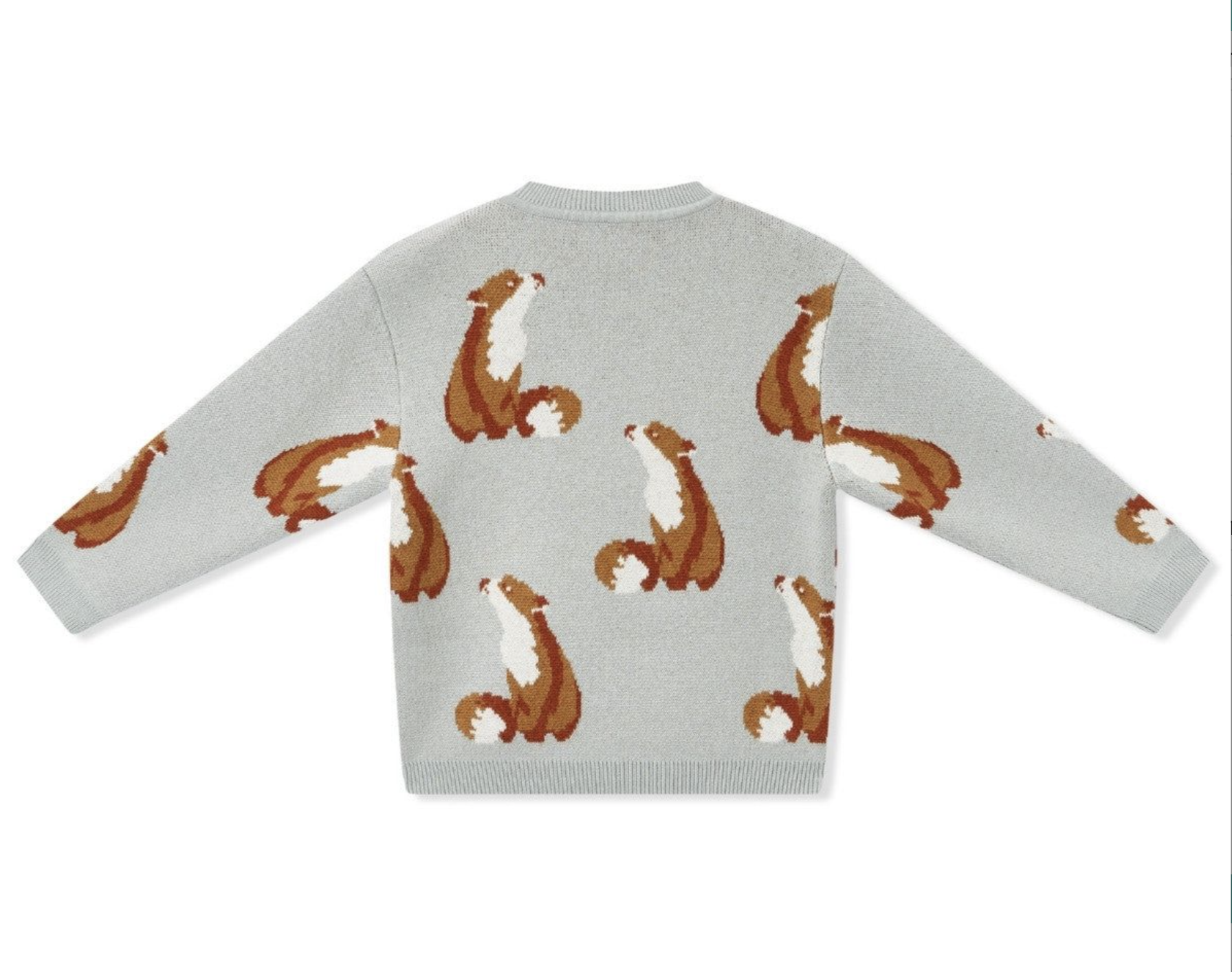 Milkbarn Knitted Fox Sweater