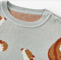 Milkbarn Knitted Fox Sweater