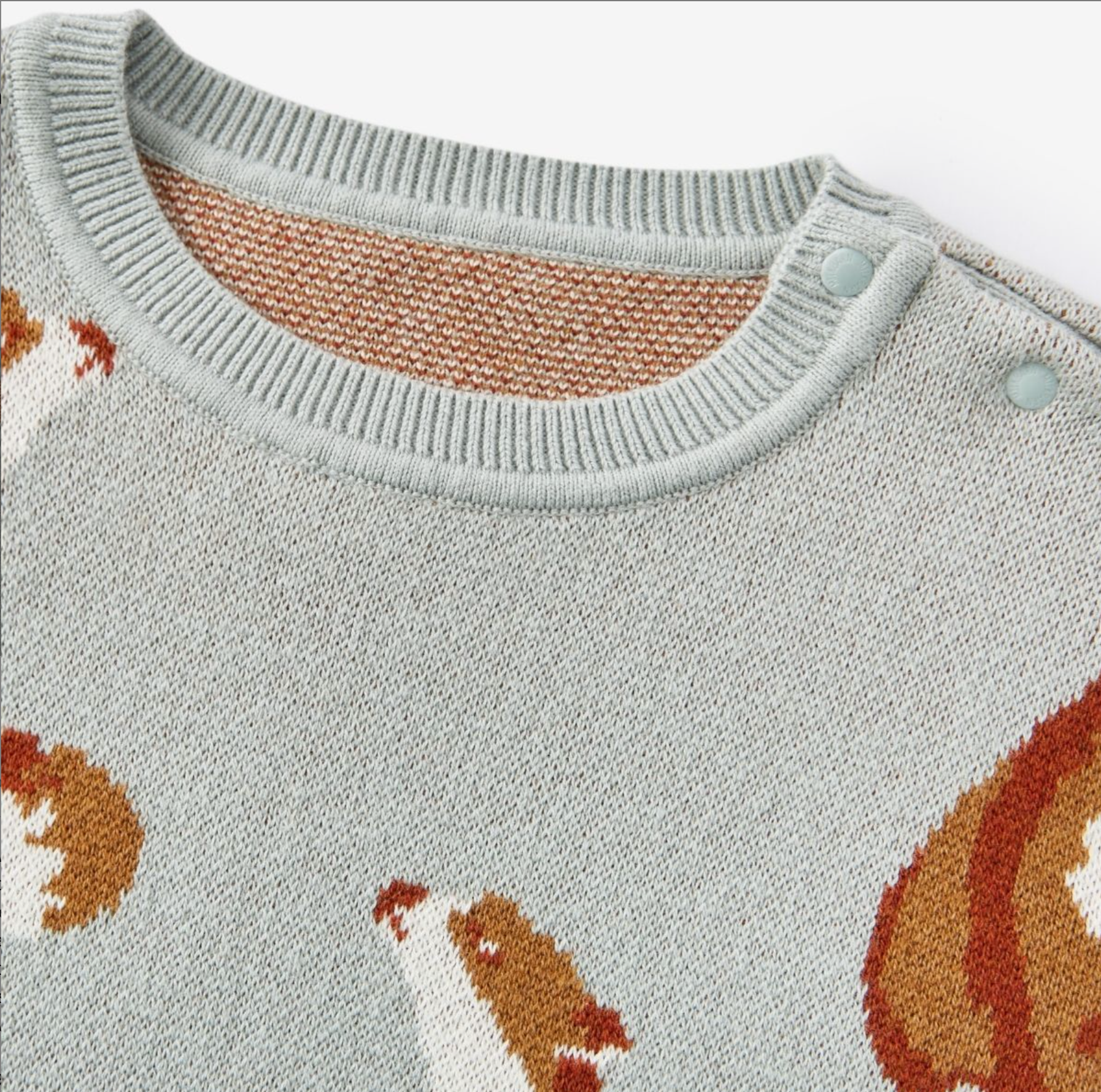 Milkbarn Knitted Fox Sweater